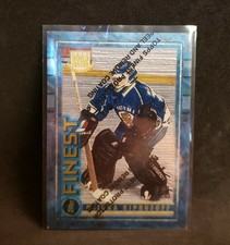 Miikka Kiprusoff 1995 TOPPS FINEST WORLD JUNIOR CHAMPIONSHIP Card #125