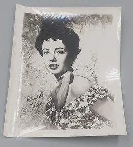 Vintage frühe Elizabeth Taylor Original Pressemitteilung seltenes Foto 4 x 5 schwarzweiß - Bild 1 von 3