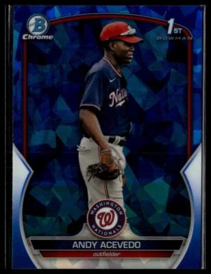 2023 Bowman Chrome Sapphire Edition #BCP-237 Andy Acevedo Prospects - Image 1 of 2