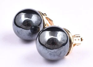 925 Sterling Silver Handmade Tahitian Pearl Push-Back Stud Earrings ES-1575 - Picture 1 of 15