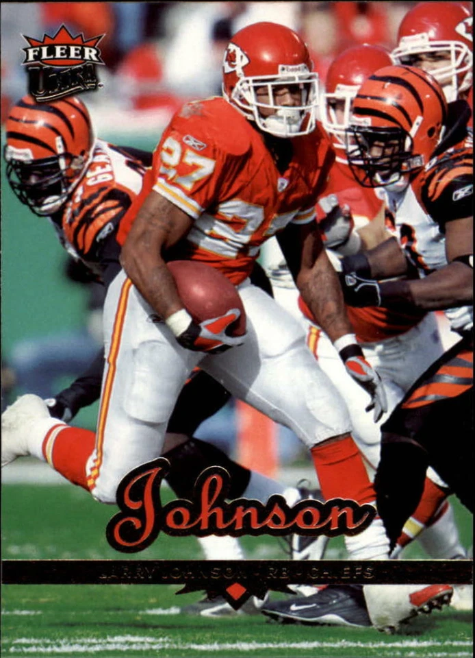 2006 Fleer Ultra #97 Larry Johnson  Chiefs - Image 1 of 1