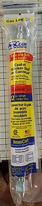 BrassCraft CSSD54-12 P 1/2" F 1/2" M x 12" ProCoat Stainless Steel Gas Connector - Picture 1 of 11