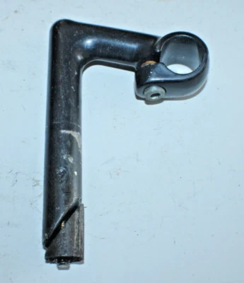 Haste de bicicleta vintage preta 22,2 mm pena 80 mm 25,4 mm -15º elevação preta remetente rápido dos EUA - Imagem 1 de 4