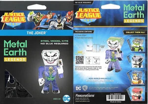 DC Comics The Joker Figur Metal Earth Legends 3-D Laser Cut Steel Model Kit NEU - Bild 1 von 6