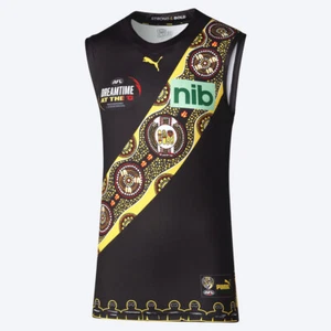 Richmond Tigers AFL Puma Indigenous Dreamtime Guernsey Sizes S-5XL! T2 - Picture 1 of 3