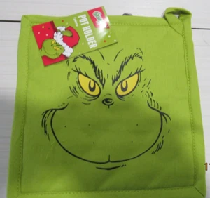 POT HOLDERS. THE GRINCH. 8 X 8 - Picture 1 of 1