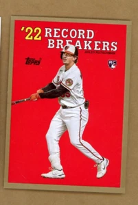 Adley Rutschman 2023 Series 2 Record Breakers Box Topper Gold 36/50 - Picture 1 of 2