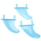 Surfboard Fins Soft Top Fin Set PVC Plastic For Surfing Water Sports FAD