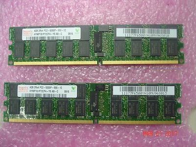 77P6500 IBM 8GB MEMORY KIT (2 x 4GB) FOR 8204 E8A SERVERS,  DDR2 667MHZ PC2-5300 - Image 1 of 2
