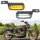 Motorcycle Sequential Led Mini Turn Signal Amber Lights For Harley Davidson Dyna