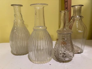 1840s Sandwich Glass Cologne Bottle collection hobnail decanters - Picture 1 of 4