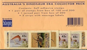 1993 Australia's Dinosaur Era - Peel & Stick Collectors Pack - Picture 1 of 1
