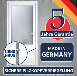 Nebeneingangstür Kellertür Garagentür Modell K603P 2/3 Glas weiß Maßanfertigung - Bild 1 von 11