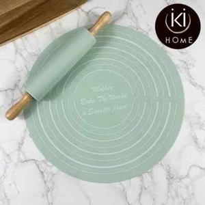 2 in 1 Silicone Baking Rolling Pin Set Non-Stick Food-Grade Dough  - Picture 1 of 5