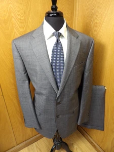 Tuta uomo Chaps 44L 36 X 32 grigio medio 100% lana T#116 - Foto 1 di 9