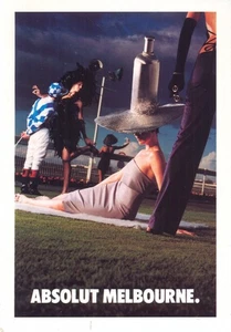 ABSOLUT MELBOURNE 125 cartolina promocard 1846 cartoline pubblicitarie - Foto 1 di 1