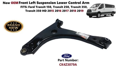 Braço de controle dianteiro esquerdo inferior suspensão Ford Transit 150 250 2015-2019 CK4Z3079A - Imagem 1 de 4