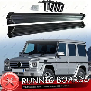 2PCS Fits for 2001-2018 Mercedes Benz W463 G-Class Side Step Pedal Running Board - Picture 1 of 12