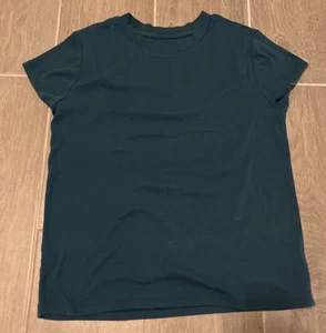 A New Day Women's Short Sleeve Ribbed T-Shirt Turquoise Size XL - Imagen 1 de 3