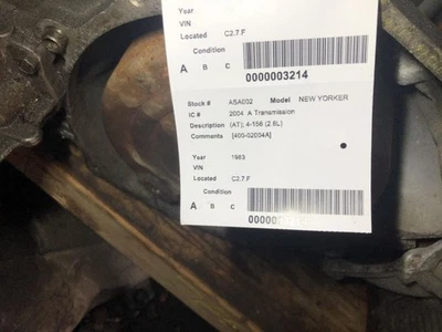 Automatic Transmission 4-156 2.6L Fits 81-85 ARIES 1296 Foto 1 de 2