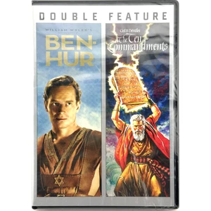 BEN HUR (1959) / THE TEN COMMANDMENTS (1956) DVD Heston - NIW Unopened - Picture 1 of 3