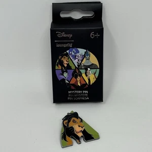 Rompecabezas triángulo prendedor misterioso Loungefly Disney Villains 2025 - Cicatriz Rey León NUEVO - Imagen 1 de 4