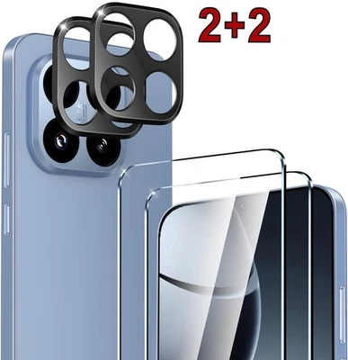 2x Schutzglas + 2x Kameraschutz Xiaomi 15T / 15T Pro Panzerfolie Glas Full 9H - Bild 1 von 4