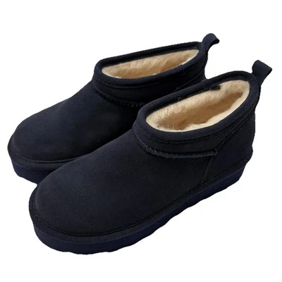 Bearpaw Mujer Retro Súper Corta Gamuza Bota con Resistencia al Agua Talla 9 Cadete Foto 1 de 4