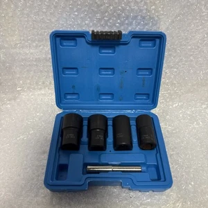 Koshihara 1/2" Vierkant Radsicherungsmutter Ausbau Steckschlüsselsatz OO020 Größe 17,19,21,22 mm - Bild 1 von 2