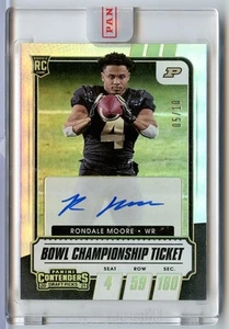 Rondale Moore 2021 Contenders Draft Picks Bowl Championship Variation Auto 5/10 - Picture 1 of 2