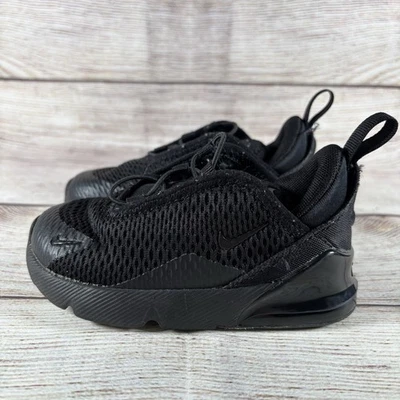 Nike Air Max 270 Toddler Size 7C Black Athletic Slip On Shoe Sneakers DD1646-001 - Image 1 of 4