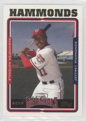 2005 Topps Washington Nationals Box Set Jeffrey Hammonds #45 - Image 1 of 2