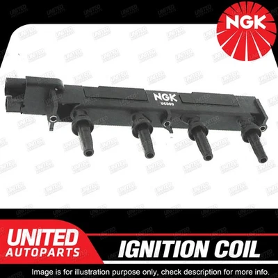1Pc NGK Ignition Coil for Peugeot 206 RFN 307 T5 406 D9 2.0L 4Cyl MPFI 99-07 - image 1 of 3