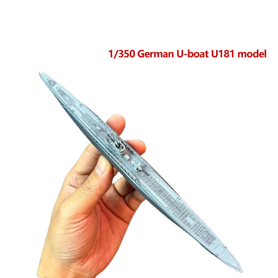 1:350 Segunda Guerra Mundial Submarino Alemán U-181 U-Boat Modelo Diecast Aleación Militar CollectiV9 Foto 1 de 4