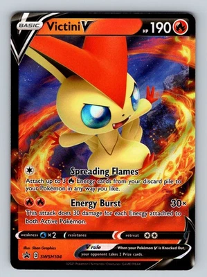 Pokemon SWSH: Sword & Shield Promo Cards #SWSH104 Victini V - Image 1 of 2