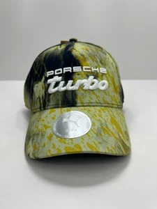 Puma Porsche Turbo Gorra Sombrero Amarillo Negro Ajustable Talla Única - Imagen 1 de 12