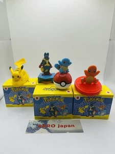 Pokemon McDonald’s 2025 Happy Meal Toy 4 Set Pikachu Lucario Squirtle Charmander - Picture 1 of 23