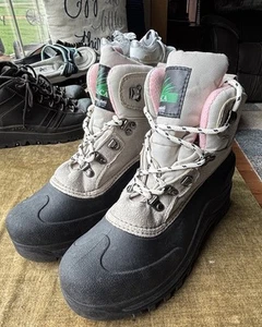 ITASCA Damengröße 8 Granite Peak Schneestiefel Thinsulate Winter rosa weiß - Bild 1 von 12