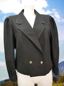 Julius Lang neuwertig blau Loden mit Revers bezaubernd Trachtenjacke Jacke Gr.44 - Bild 1 von 7