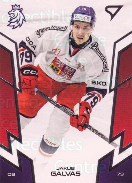 2024 Czech SportZoo Hokejove Cesko Mens #9 Jakub Galvas - Image 1 of 1
