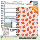 Diet Food Diary WEIGHT WATCHERS Planner Tracker Log Book Journal WW-STRAWBERRY