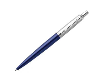 Parker Jotter Standard CT Chrom Zierleiste Kugelschreiber, Blau Körper Tinte Neu - Bild 1 von 4