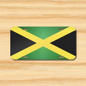 Jamaica Flag License Plate Vehicle Auto Tag Kingston Jamaican FREE SHIPPING NEW - Picture 1 of 3