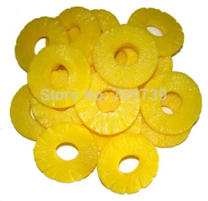 Artificial Pineapple Slice Garnish Faux Food House Party Bbq Kitchen Decor Prop - Picture 1 of 1