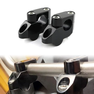 Handlebar Riser Offset Clamp Aftermarket Fit For Kawasaki ER-5 97-06 EX-6n 09-11 - Picture 1 of 11