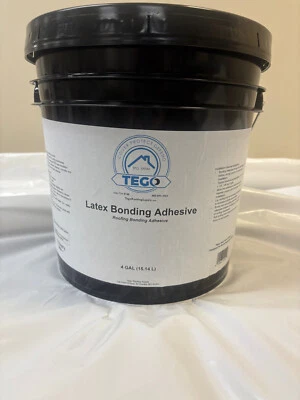 TEGO 1 - 4 gal Latex EPDM AND TPO RUBBER ROOFING Latex Bonding Adhesive