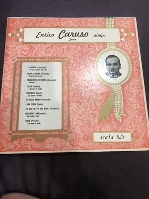 Enrico Caruso sings Tenor Scala 825 vinyl record - Image 1 of 4