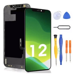 For iPhone 12 LCD Screen Replacement Display Digitizer 3D Touch Assembly +Frame - Picture 1 of 24