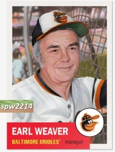Topps Living Set Earl Weaver #741 - Presale - Picture 1 of 2