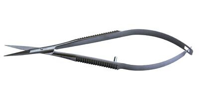 Cuticle & Eyebrow Spring Micro Scissors Straight Steel 4.25 Inch Silver  • 4.49£